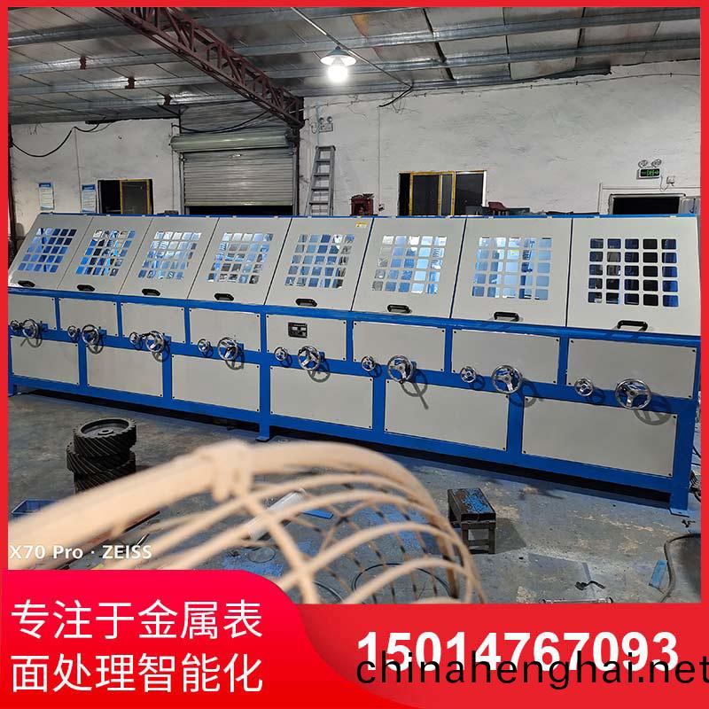 八(ba)組(zu)圓(yuan)筦(guan)自(zi)動抛光(guang)機(ji)拉(la)絲機(ji)